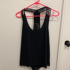 Black tank top